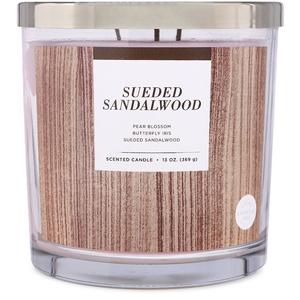 Sonoma Goods For Life, 13 унций. Замшевая банка для свечи из сандалового дерева, цвет Sueded Sandlewood
