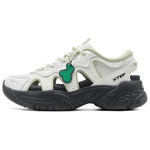 XTEP Нескользящие, устойчивые к запахам, женские кроссовки для речного треккинга, белые и зеленые