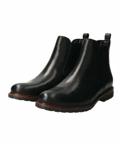 Ботильоны из натуральной кожи с боковыми вставками