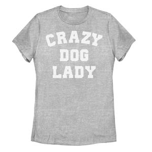 Футболка с рисунком Crazy Dog Lady для юниоров