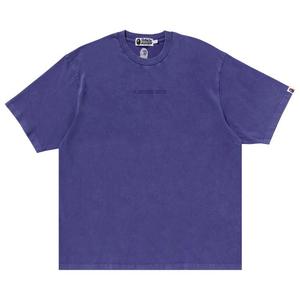 Футболка BAPE Garment Dye Bathing Ape Logo Relaxed Fit Tee, Purple