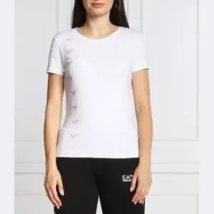 Футболка стандартного кроя Ea7, белый