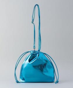 Металлическая сумка через плечо на завязках Coen, цвет Cobalt