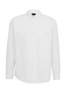 Рубашка на пуговицах классического кроя QS, белый
