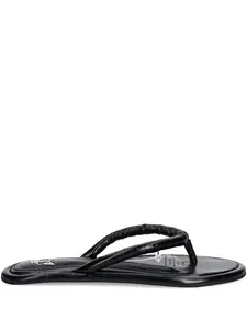 Сандалии из кожи Гренада с витыми ремешками NAKED WOLFE, черный