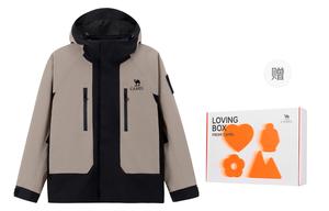 Ветровка Capsule унисекс Camel, цвет Desert Gray/Phantom Black