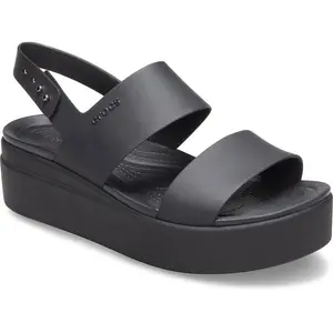 Сандалии Crocs Brooklyn Low Wedge, черный