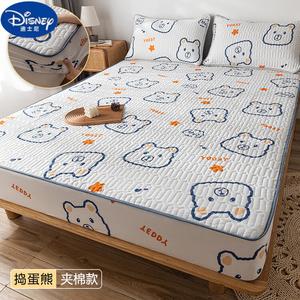 Disney Простыня на резинке 200х220 см, стеганая, хлопковая, набор из 3 предметов, цвет Naodengxiong