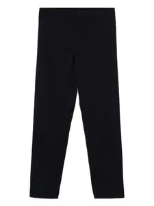 Брюки из смесовой шерсти MONCLER, синий