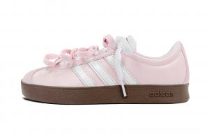 Adidas Neo Кроссовки для скейтбординга VL Court 2.0 с противоскользящим, легким и дышащим верхом, унисекс, розовые