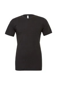 Однотонная футболка Triblend с круглым вырезом и короткими рукавами Bella + Canvas, черный