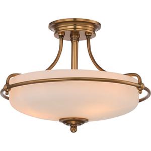 Потолочный светильник Elstead Lighting, 42,2x30,1 см, цвет бронзы/цвет латуни