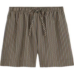 COS Повседневные шорты Women's Brown/Black/Stripes