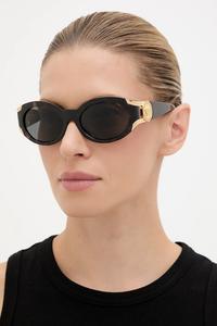 Солнцезащитные очки Versace, коричневый