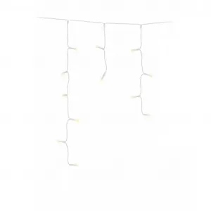 Моя домашняя LED-гирлянда Livva 240 шт.-светодиодный ледяной дождь, светодиодные сосульки для улицы, таймер My Home, белый