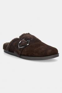Замшевые тапочки GLADE Blauer, коричневый