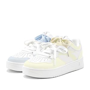 ANTA Комфортные нескользящие износостойкие низкие кроссовки для скейтбординга унисекс желто-синие непарные