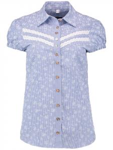 Традиционная блузка суфира василькового цвета OS-Trachten