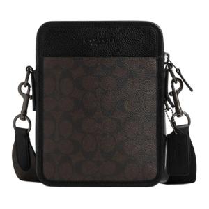 Сумка кроссбод Sullivan из покрытого холста Trumpets мужская Walnut & Black COACH