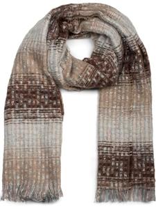 Шарф styleBREAKER, цвет braun/beige/hellgrau