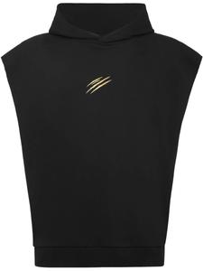 Топ Label без рукавов Plein Sport, черный