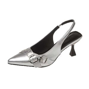 Xingdiman Серебряные женские туфли на высоком каблуке, цвет Silver