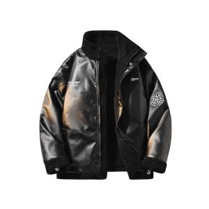 Кожаная куртка Unisex KW, экрю