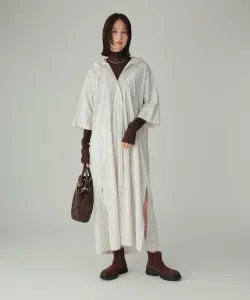 Платье-рубашка с капюшоном Babylone, цвет Off-White X Stripe 11