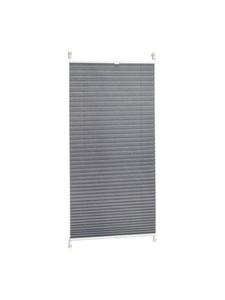 Relaxdays 2 плиссированные шторы серого цвета - (Д)210 x (Ш)90 см