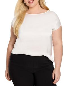 Футболка Day Gloss NIC+ZOE Plus, белый