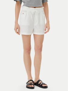 Шорты из ткани обычного кроя DW0DW20360 Tommy Jeans, экрю