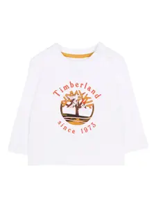 Футболка с длинными рукавами Timberland Kids, белый