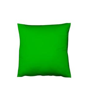 Атласный чехол на подушку Fleuresse Mako 40х40см однотонный на молнии, двойная упаковка 7048 травянисто-зеленый