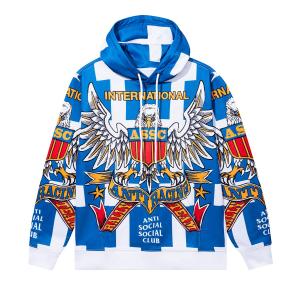 Толстовка Anti Social Social Club Overanxious Белый/Синий