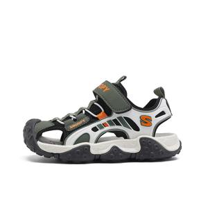 Дышащие легкие амортизирующие сандалии для детей SNOOPY, зеленый/черный