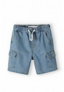 Джинсовые шорты MINOTI, цвет light blue denim