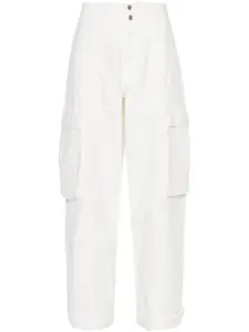 Широкие брюки карго FRAME, белый