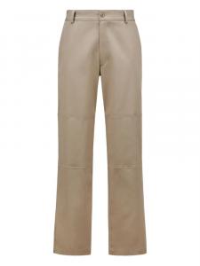 Брюки-чинос из габардина Moncler, нейтральный