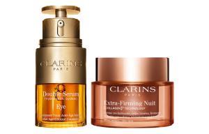 JIAOYUNSHI сыворотка с двойной эссенцией крем для глаз весенний крем для лица набор для ухода за кожей питательный увлажняющий 75мл+50мл+20мл CLARINS, two-piece set: revitalizing tightening elastic cream 50ml+eye serums 20ml