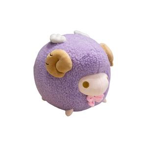 Плюшевая кукла милый ягненок высота 25 см MAOGEGE, фиолетовый