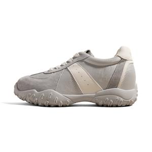 KODI Женские противоскользящие износостойкие кеды низкие серебристо-серые, цвет Silver Gray