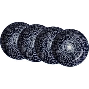 Тарелка для супа ROYAL REIKO керамическая Ritzenhoff & Breker, белый/синий