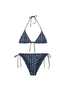MANGO TEEN Бикини Triangle 'Indian' в синем цвете, Navy