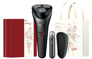 Электрический триммер S1213 Swivel Type с тремя лезвиями, водонепроницаемый, для всего тела, с быстрой зарядкой PHILIPS, S1213 Valentine'S Day Limited Gift Box