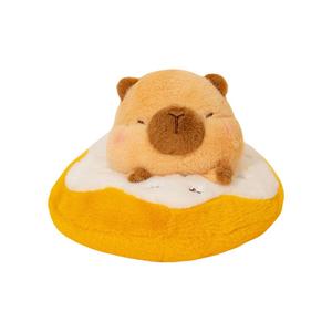Плюшевая игрушка Dessert Capybara AIQINGCAOZHILIAN(WANJU), желтый