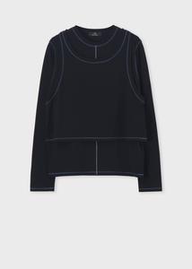 Женская многослойная прозрачная блузка