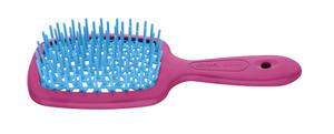 Janeke, Superbrush Small, Щетка для распутывания волос, маленькая, розовая - синяя 86SP234 FUX