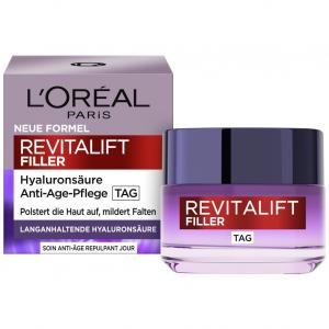Дневной крем revitalift filler [+hyaluronsäure] intensiv aufpolsternde anti-age pflege Loreal Paris, объем 50 мл
