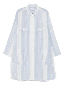 Рубашка в полоску Yohji Yamamoto, синий