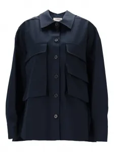 Рубашка на пуговицах P.A.R.O.S.H., синий